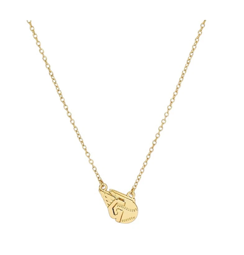 Bijoux Sport by Luv Aj MLB Gold Plated Logo Charm Necklace Cleveland Guardians - Image 1 of 1
