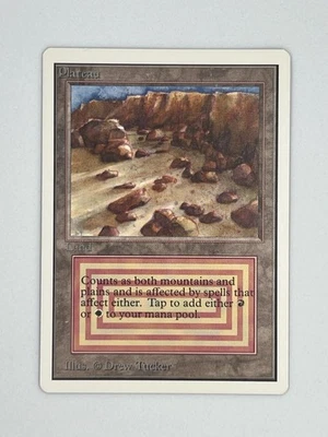 MTG PLATEAU #4 Unlimited Edition Regular MT Magic The Gatherings - Image 1 of 4