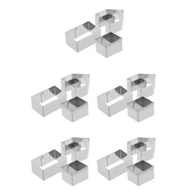  5 Count Ausstechförmchen Weihnachten Ausstechformen Lebkuchenhaus - Bild 1 von 4