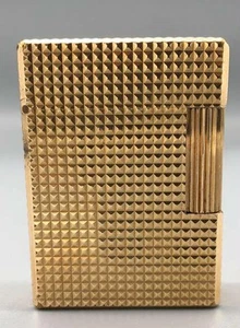 Dupont Linie 1 Messing Gold Gasfeuerzeug - Bild 1 von 5