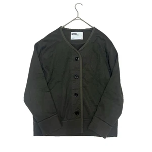 MHL. Margaret Howell Outerwear Cardigan, Cotton, Khaki, Size 2, Women's - Picture 1 of 13