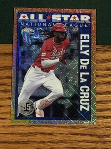 2025 Topps Series 2 Silver Pack Mojo Refractor ELLY DE LA CRUZ #90ASC-6 Reds - Picture 1 of 2