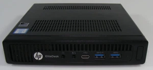 849 - HP EliteDesk 800 G2 Mini PC, i5-6500 @ 3.2GHz, 8GB RAM, 256GB SSD, Win 11 - Afbeelding 1 van 6