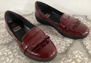 FitFlop Womens  Leather Loafers Tassels Slip On Shoes Size 7.5 - Picture 1 of 7