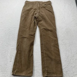 VTG LL Bean Corduroy Chino Pants 32x32 Tan United Garment Workers America Tag - Picture 1 of 11