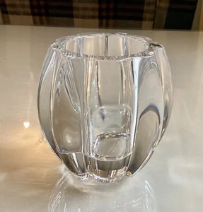 RCR Kristall & Licht Tulpe Votivkerzenhalter 24% Bleikristall Italien schwer - Bild 1 von 8