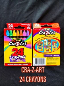 (3 Pack) Cra-Z-Art School Quality Multicolor Crayons, 24 Count, Back to School - Picture 1 of 12
