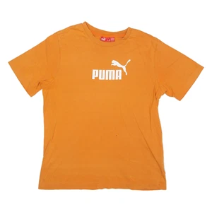 PUMA T-Shirt Orange Short Sleeve Boys XL - Picture 1 of 6