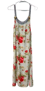 Vintage 90er Carol Anderson durchsichtig blau Blumen Spaghettiträger Etui-Kleid Gr. 10 - Bild 1 von 10