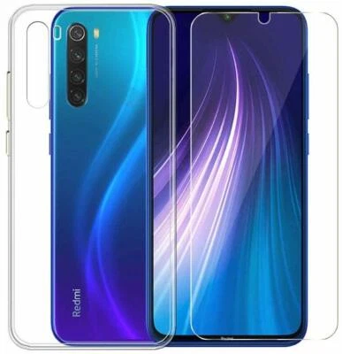 COVER CUSTODIA + PELLICOLA VETRO TEMPERATO PER XIAOMI REDMI NOTE 8T 8 T - Immagine 1 di 4