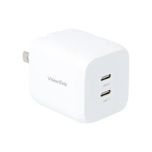 VisionTek - Adaptateur secteur 45W GaN II - 2 ports - 901535 - Photo 1 sur 4