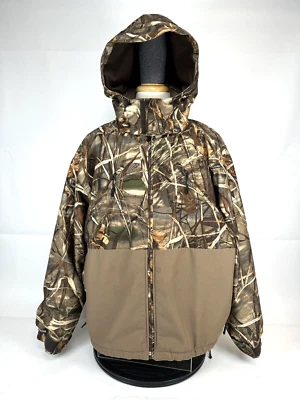 Cabelas Dry Plus Hunting Jacket Size 2XL Advantage Max 4 HD Camo Thinsulate Coat - Image 1 of 4