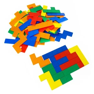 Bunte Gebäude 60 Stck. Pentomino Formen kommt mit einer Tragetasche - Bild 1 von 2