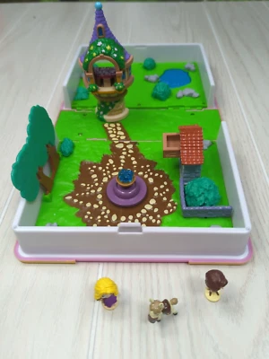 Disney Princesa Rapunzel Enredado Libro de Cuentos Juego con 3 Figuras Foto 1 de 4