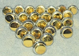 25 Richelieu 1" (25 mm) Diameter Drawer Cabinet Knob, Brass Chrome, Heavy Weight - Picture 1 of 4
