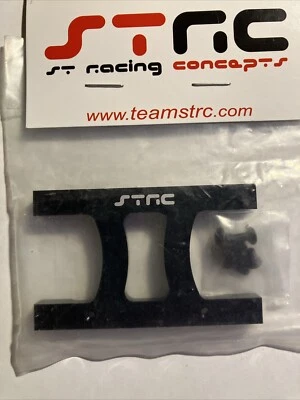 STA80026HBK STRC CNC Aluminum Chassis "H" Brace SCX10 (Black)  - Image 1 of 4