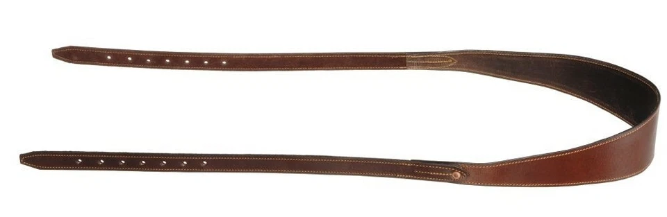 Australian Saddle Surcingle Overgirth - 棕色皮革 — 第 1/1 张图片