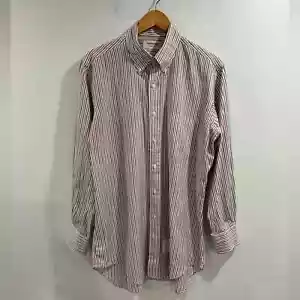 Thom Browne New York Men’s Stripe Button Down Shirt 4 Size XL - Picture 1 of 8