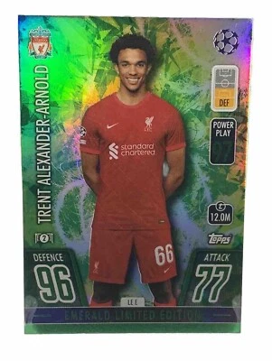2021-22 Topps Match Attax Trent Alexander-Arnold Limited Edition Emerald #LE-E - Image 1 of 2