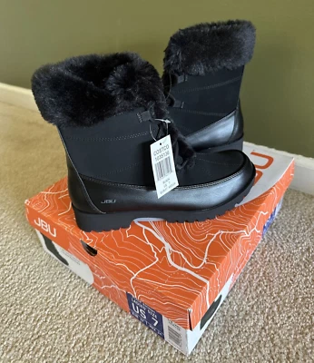 JBU By Jambu Womens Colorado Faux Fur All Tera Boots Black Size 7 New - Image 1 of 4
