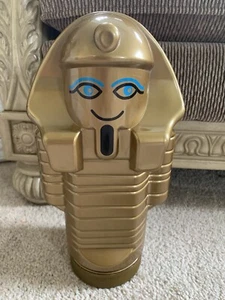 VINTAGE LEGO Faraone Egiziano DESERTO ORO MUMMIA Contenitore 13" - Foto 1 di 9