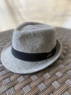 Chapéu Fedora Stetson Vintage Mistura de Lã Tamanho M - Imagem 1 de 4