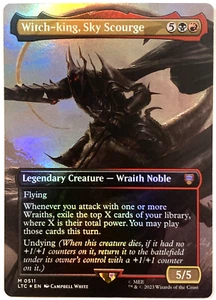 Witch-king, Sky Scourge *BORDERLESS FOIL* The Lord of the Rings 511 NM - Picture 1 of 6