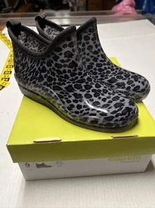 Capelli New York Baby Leopard Slip On Bootie Boots Jelly Shoe Women’s SZ 9 - Picture 1 of 13