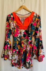 Leg Avenue Vintage Halloween Hippie Groovy Tunic Size M/L - Picture 1 of 3