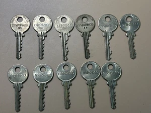 Menge 11 MEDECO Schlüssel Handwerk Steampunk Schmuck SET #2 - Bild 1 von 2
