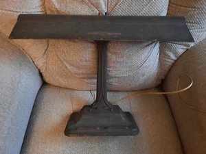 Vintage 1940s Cast Iron 18" Fluorescent Desk Lamp. 14" Tall - Picture 1 of 7