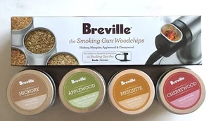 Breville Smokehouse Wood Chips - Hickory, Mesquite, Applewood & Cherrywood - Picture 1 of 1