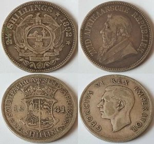 Südafrika 2 1/2 Schilling 1892-1955 Silbermünzen Jahreswahl - Bild 1 von 19
