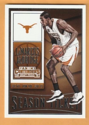 LaMarcus Aldridge Texas Longhorns 2015-16 Contenders Draft #64 Foto 1 de 2