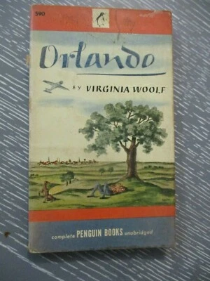 Orlando, a biography by Virginia Woolf, paperback, 1st English edit., USA, 1946 - Image 1 of 4