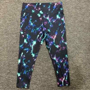 Ideology Woman’s Plus Size Celestial Galaxy 7/8 Leggings with Pockets size 2X - Picture 1 of 5