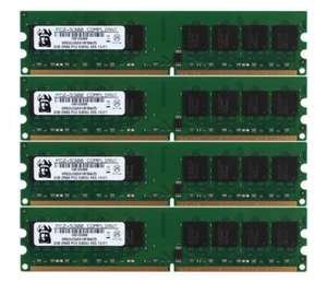 DDR2 RAM 8 GB 4x 2GB 2Rx8 PC2-5300 667Mhz DIMM 240Pin Desktop Memory NON-ECC CL5 - Picture 1 of 8