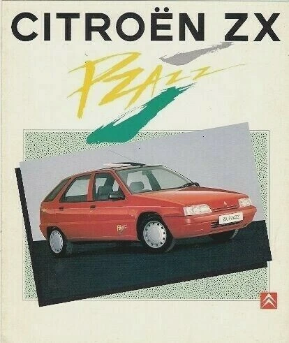 Citroen ZX Pzazz Limited Edition 1993 UK Market Sales Brochure 1.4i 1.9D - Image 1 of 1