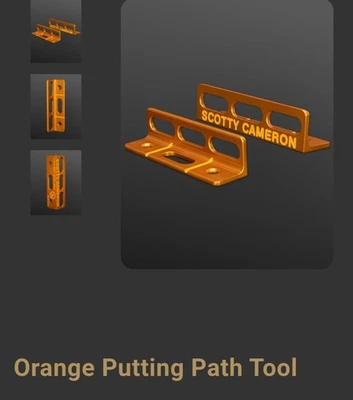 Herramienta Titleist Scotty Cameron Putting Path Orange Circle T Tour solo uso NUEVO Foto 1 de 3