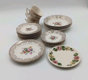 23 Stck. gerissene abgeplatzte Schalen LaJean Keystone Canonsburg Mosaik Kunst Reste gebrochen - Bild 1 von 13