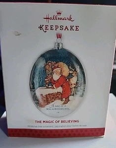 2013 Hallmark Andenken Weihnachten Weihnachtsbaumschmuck Magie des glaubenden Weihnachtsmanns - Bild 1 von 6