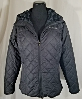 Womens New Large Columbia Puffer Faux Fur Lined BRAND NEW Size Large Tags Attec - Image 1 of 4