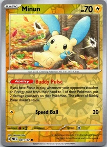 Minun SV04: Paradox Rift 061/182 Reverse Holo| Mix&Match - Picture 1 of 2
