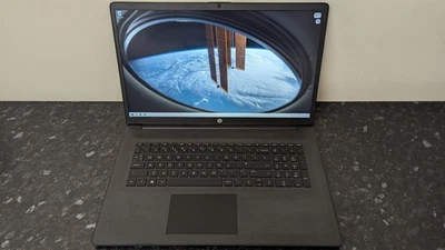 HP 17-CN0104NA Laptop, Pentium Silver, 8 GB RAM, 256 GB NVMe SSD, Windows 11 Pro - Image 1 of 4