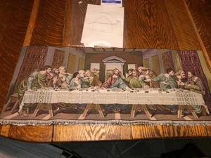House of Lloyd Christmas Around the World LAST SUPPER Tapestry 14 X 35 Italy IOP - Picture 1 of 7