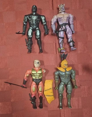 MOTU SUPER NINJA INVISIBLE WARRIORS Original Toys Action Figure Lot Vintage  - Image 1 of 4