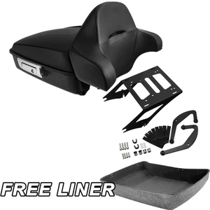 Chopped Trunk Backrest Pad Mount Rack For R 18 B 2021-2025 Black - Picture 1 of 14