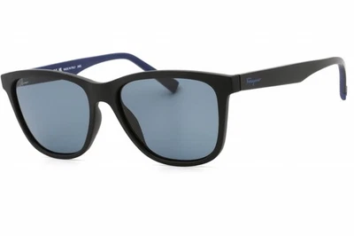 Gafas de sol SALVATORE FERRAGAMO SF998S 002 marco negro mate lentes azules 57 mm Foto 1 de 4