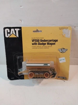  Ertl 1/64 Scale Caterpillar VFS50 Undercarriage W/ Sludge  Wagon 2324EO NIB - Image 1 of 4