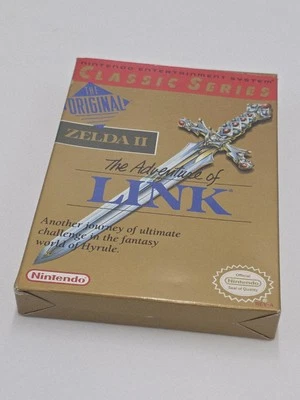 classic series NINTENDO nes • ZELDA 2 • THE ADVENTURE OF LINK complete VGC! - Image 1 of 4